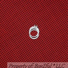 BonEful Fabric FQ Cotton Quilt VTG Disney MINNIE Mouse Heart Red White Polka Dot