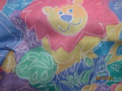 Xwide Vintage Cotton Princess Fabrics #1028 Chalkboard Animal Drawings 1.5 yds