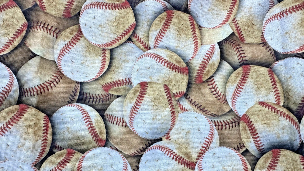 Baseball Fabric – 100% Cotton 1 1/4 Yards x 44″ – JoAnn Fabrics