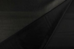 Stretchy PU Leather Cloth Upholstery Fabric Material – BLACK