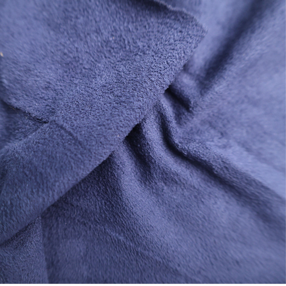 Suede Fabric – Lightweight, Soft Touch, Deep Navy(#SFL02) – By the Yard