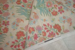 3.5 yds Pindler Fabric Asha Blossom Floral Linen Cotton Upholstery 54″x 126″ btp