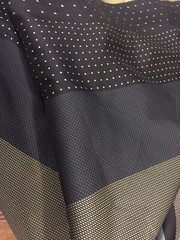 100% Pure Silk Panel Brocade Fabric 88×62” Throws Blanket Duvet cover 1105-51