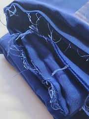 Royal Blue Rayon Gabardine Twill Sewing Fabric 56″w X 3yds Clothing Drapery