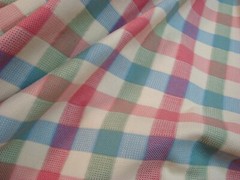 Vtg 1 of 6 yd Tartan Plaid Fabric 9 oz Cotton Party Drapery 57″ x 36″ BTY