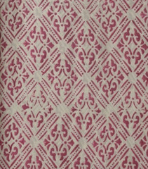 White & Pink Hand Block Fabric 10 Yard 100%Cotton NO TARRIF CHARGES 100%✅ KK17