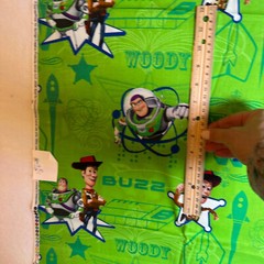 Disney Toy Story Buzzy Light Year 2 3/8 yards Cotton Fabric Craft Material #19
