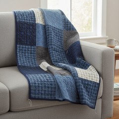 Bedford Check Tartan Fabric Poly Viscose Wool Free – Multiple Sizes Available