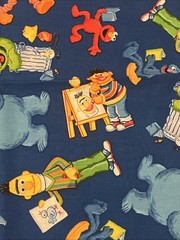 19 x 42 Sesame Street COTTON Sewing Fabric by Cranston