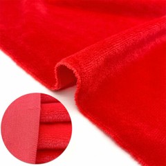 Solid Color Short Plush Velvet Fabric Polyester Material Super Soft Diy Handmade