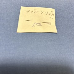 drapery fabric by the yard. Blue. 40w X 96 long