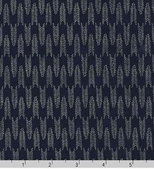 SEVENBERRY Long Undulating Arrows -SB-88222D6-4 – Indigo – By Half Yard
