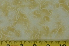 By 1/2 Yd, Vintage, Marbled Yellow & Gold Quilt Cotton, P9054