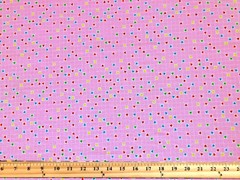 Pink Heart Grid 100% Cotton Knit Fabric 54″W By the Yard CTPR15