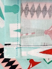 Michael Miller Holiday Party Fabric 42×70 Retro Cocktail Print Tablecloth/Craft