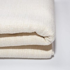 Solid Ivory Pattern Fabric By The Yard 9OZ 100% Polyester Upholstery Sewing
