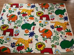 Vintage Kids Down Under by Lewis Studios Animals and Floral 2 yards 54″ Wide