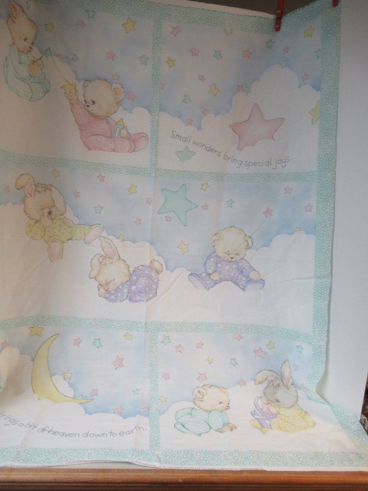 Daisy kingdom “PJ and Friends Quilt” Spring`s Baby Cotton Fabric Panel
