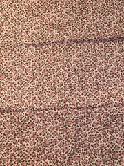 Pink Green Flowers Peter Pan Cotton Fabric 1/2 Yard – New