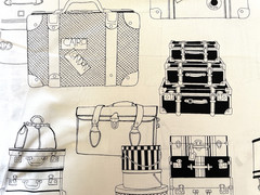 Alexander Henry Ghastlie Valise Luggage by Half Yard