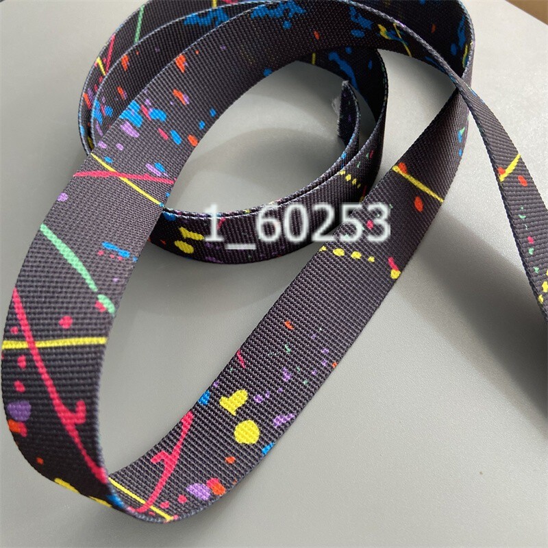 50 Meters 2.5cm Width Camouflage Webbing Non-elastic Edging Strap DIY Parts