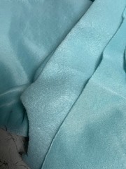 Vintage Teal Knitted Tight Fabric Jersey ? Fabric Material 158cm x 153cm