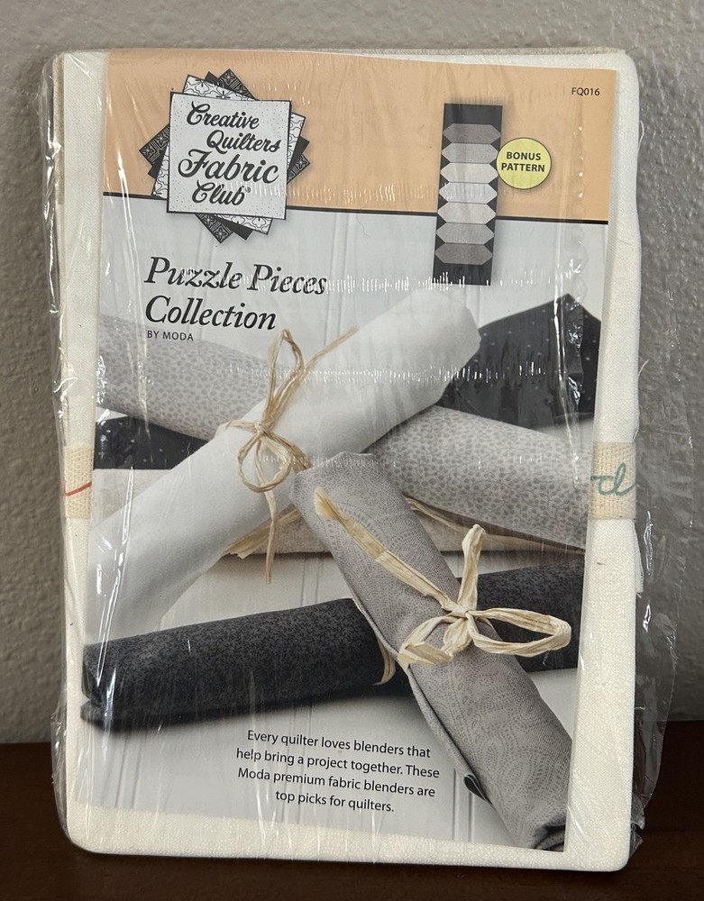 Annie’s Attic Creative Quilters Fabric Club Puzzle Pieces Collection Moda New
