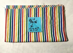 Lot of Bright & Colorful Striped Sewing Fabrics