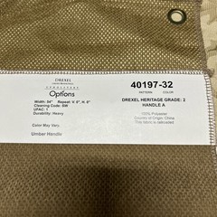 Drexel Heritage Upholstery Fabric – Umber Gold Tones 4 piece 12″x11.5″ Lot #3