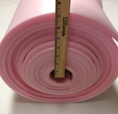 1/2″ SCRIM BACKED SEW FOAM PINK BY THE YARD 58″WIDE FREE SHIPPING