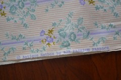 By 1/2 Yd, Lavender, Teal & Peach Pastel Floral Quilt Cotton, RJR/”Hatbox”,B1139