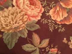 P.KAUFMANN FABRIC DECORATOR WEIGHT FLORAL 180”x 54”