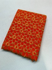 Orange Gold Voile Lace- Gold Floral Lace- Sold by 5 Yards..