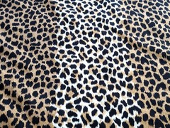 NEW ANIMAL PRINT JAGUAR CHEETAH DRAPERY FURNITURE UPHOLSTERY FABRIC 71″ L 59″ W