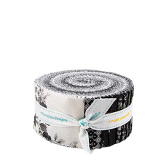 Jelly Roll 2.5″ Strips 40pc Riley Blake “Ink & Ivory” by the RBD Designers
