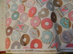 Snuggle Jo-Ann’s Homers Donut Print Cotton Flannel Fabric 7 YDS X 42 W New Pink