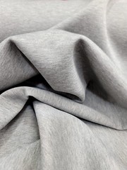 Fabric sold by the Yard Stretch Scuba Gray Matte Super Techno Fashion