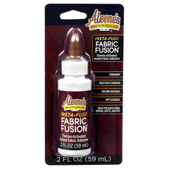 Fabric Fusion Insta-Fuse Permanent Fabric Glue Thermo-Activated Instant Dry Time