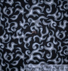 BonEful Fabric FQ Cotton Quilt Black Gray FIRE Man Flame Harley Motorcycle Cook