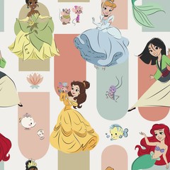 Princess Power – Disney Princesses Fleece Fabric