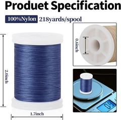 Extra Strong Upholstery Thread Bonded Nylon Thread 10 Spools