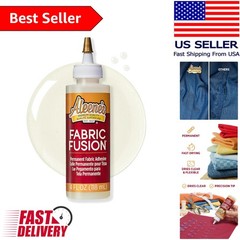 Aleene’s Fabric Fusion Glue 4 oz – No-Sew, Permanent & Washable Fabric Adhesive