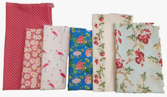 LOT OF 37 SCRAP FABRIC REMNANTS~3 LBS VARIETY ~ COTTON / COTTON BLEND /4 FLANNEL