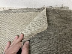 Remnant Fabric Designer Beige Home 56” X 35” Medium To Heavy Weight