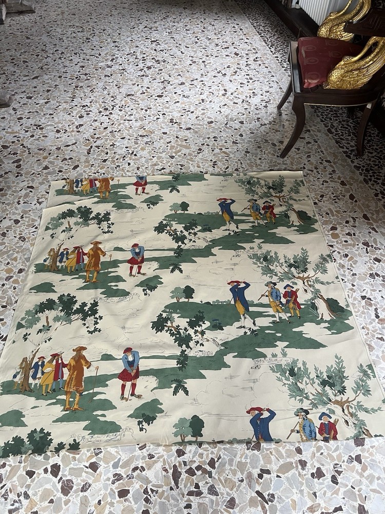 Pier Frey cotton fabric, Golf collection 140×138 cm €99