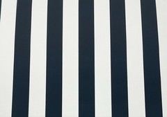 PKL STUDIO OD CANOPY STRIPE ONYX BLACK WHITE OUTDOOR CUSHION FABRIC BY YARD 54″W
