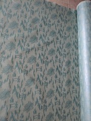 Tropical Palm Tree Island and Palm Leaf Pattern Upholstery Fabric 8 yards
