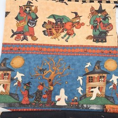 14 1/8 oz Quilt Cotton Sewing Fabric Halloween Autumn Fall ~2.5+ Yd