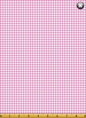 Susybee PINK Small Gingham Check Quilt Fabric sold by 1/2 Yard #SB20268-520