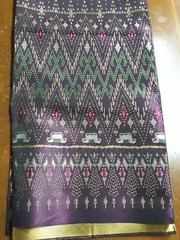 Pink Thai Cotton Silk Fabric Material 69” x 39” Dress Skirts Craft Decorate